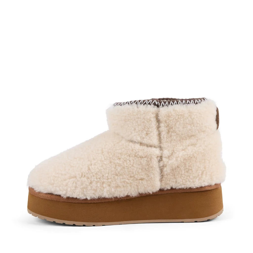 Stinger Micro Flatform Teddy Donna natural - Image 5